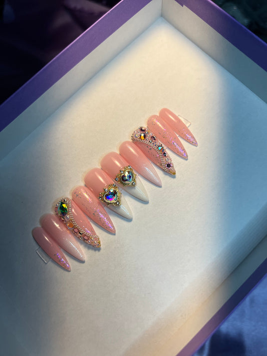 Freestyle glam size (small) long stiletto